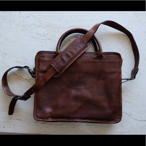 Moore & Giles Brown Leather Attaché/Briefcase